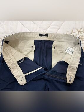 Vans navy chino pants